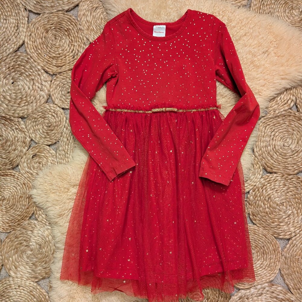 Hannah Anderson festive red dress